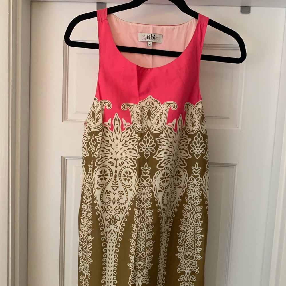 Tibi razed back dress size 6